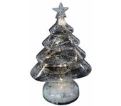 Gerimport Árbol de Navidad con Luz Cristal Decoración 24 Cm