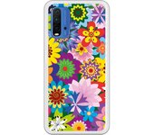 Funda compatible con Xiaomi Redmi 9T/Pocophone M3 - Flores a todo color