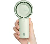 Mini ventilador de mano portátil, ventilador personal recargable por USB de 4000 mAh, ventilador de bolsillo que funciona con cateria with 5 velocades