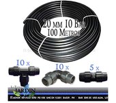 Suinga Tubería PE100 Alimentaria 20mm 10 Bar 100 M + Accesorios