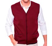 Hackney Chaleco Hombre Lana Botones Con Bolsillos Y Vivos