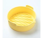 Freidoras de Aire Redondas de silicona, bandeja para hornear, Olla de silicona, sardén de reposición reutilizable, accesorios de Cocina