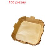 100/50/30pcs Air Fryer Paper Liners Disposable Oil-Proof Waterproof Baking Paper Round Square Parchment Kitchen Party Supplies