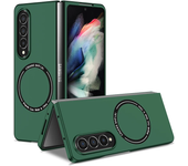 Case for Galaxy Z Fold 5 3 4 2 1 Magnetic Wireless Charging Drop Protection Anti Scratch Hard Cover Case for Z Fold Black Green