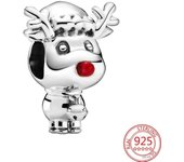Cute 925 Sterling Silver Cookie House Hat Heart Festive Nutcracker Dangle Charm Fit Original Bracelet DIY Christmas Tree Gift
