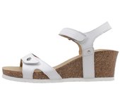 Panama Jack JULIA BASICS B17 Sandalias De Cuña Mujer Blanco