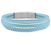 Guess Pulsera Hombre Malibu De Acero Plateado