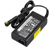 Acer 65W 19V - Fuente de alimentación (100-240V, 50/60 Hz, 65W, Interior, Portátil, Negro)