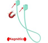 Soft Silicone Anti Lost Magnetic Rope Earphones for Apple AirPods Pro 2 Galaxy Buds 3 Bluetooth Wireless Headphone Earbuds Strap