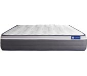 Colchón Actiflex plus 135x190cm, Grosor: 26cm, Muelles ensacados y espuma viscoelástica, Muy firme, 7 zonas de confort