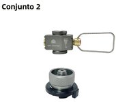 Camping Gas Tank Intercharge Conversion Valve Butane Adapter Gas Saver Plus Gas Convertor Shifter Refill Flat Tank Adapter