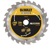 Dewalt DT99560-QZ - Hojas para Sierra Circular portátil XR EXTREME RUNTIME 165mm x 20mm 24D