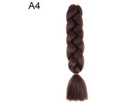 24Inch Synthetic Braiding Hair Extension Ombre Color Rainbow DIY Jumbo Hair Pink Red Blue Hairstyle for Women
