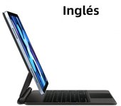 AJIUYU Magic Keyboard Folio For iPad Pro 12.9" 2018-2022 5th 4th 3rd Pro 11 Air 5 4 Smart French Deutsche Tastatur Spain Teclado