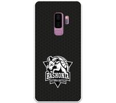 Funda original compatible con Samsung Galaxy S9 Plus - Baskonia blanco y negro