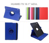 Funda giratoria con soporte 360 Grados para HUAWEI,T5  10.1",Carcasa Cuero PU, Giratoria 360 Grados, Función de Soporte,   Book Cover，Funda polipiel.