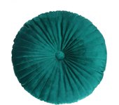 Cojín redondo de calabaza para suelo, sofá, tatami, silla de oficina, decoración de habitación (35 cm x 8 cm, verde)