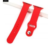 URVOI Sport band for Apple Watch 10 9 8 7 6 SE braided strap for iWatch Silicone band soft breathable accessories 40 41 44 45mm