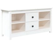 vidaXL Mueble de TV de madera maciza de pino 103x36,5x52 cm, Mueble de Salon, Mueble TV, Mueble TV salon, Mesa de TV, Mueble tele