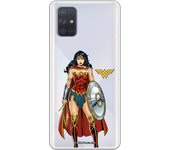 Funda original compatible con Samsung Galaxy A71 - JL Wonder Woman Escudo