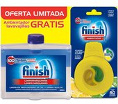 FINISH Limpiamáquinas y Ambientador Limón Limpiamáquinas Lavavajillas + Ambientador Lavavajillas