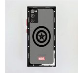 Marvel Hero Logo Phone Case for Samsung Galaxy Note 20 8 9 Note 10 S10 S9 S8 Plus Note10Plus Matte Soft Cover