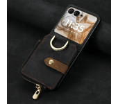 For Motorola Razr 50 Ultra Mooto Razr40 Phone Case Phone Case Card Slot Holder Wallet Purse Ring PU Leather Shockproof Cover