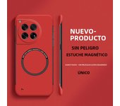Ultra Thin Hard PC Magnetic Frameless Phone Case For Magsafe Oneplus 12 12R 11 11R 10T 10R 10 Pro Matte Color Solid Cover