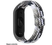 Bracelet for Mi band 7 6 Strap Elastic adjustable Nylon Braided Miband4 5 correa Wristband for xiaomi Mi band 4 3 5 6 7 strap