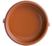 Cazuela de Barro No Name 17cm Mantiene Temperatura, Apta para Vitrocerámica, Eléctrico y Gas