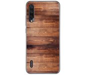 Tumundosmartphone Funda Gel Tpu para Xiaomi Mi A3 diseño Madera 02 Dibujos