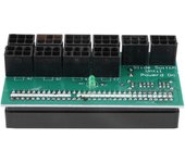 Breakout Board 1600W for Ethereum ETH ZEC Mining Server Power Supply Adapter GPU PSU 10x6Pin Hub for BTC Mining