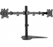 Soporte equip pantalla sobremesa 13 pulgadas - 32 pulgadas doble brazo soporta 2 monitores vesa standard hasta 8kg