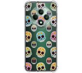 Tumundosmartphone Funda Silicona Antigolpes para Oppo Reno 12FS 4G / 12 FS 5G diseño Catrina Dibujos