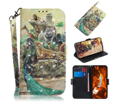 Painted Flip Leather Magnetic Case for OPPO Reno 6 5 4 Pro Plus  Reno4 Lite 5K 4 Z 5z 5G 4G Phone Cover