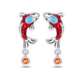 Hot 925 Sterling Silver Starfish Shell Ocean Series Drop Earrings For Woman Fashion Party Fine Gifts Elegant Jewelry Accessories