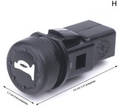 Motorcycle Switches Button Horn Turn Signal High Low Beam Electric Start Buttons Assembly For PIAGGIO Zip