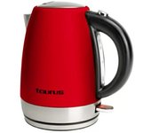 Hervidor Eléctrico Taurus Vintage Rojo 1.7L 2200W Acero Inoxidable