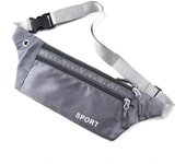 MEJORADA Riñonera ligera plana para deporte running,con tres cremalleras.impermeable para aire libre.Medida 32*19*10cm