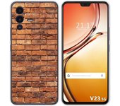 Funda Silicona para Vivo V23 5G diseño Ladrillo 04 Dibujos