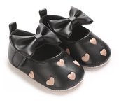 New Baby Girl Bow Baby Shoes Princess Lightweight Casual Infant Girls Shoes PU Soft Bottom Anti Slip First Walkers