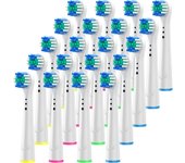Compatible with Oral B Electric Toothbrush Replacement Brush Heads, Precision Clean Toothbrush Head Refills Fit for Oral B Pro