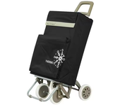 MULTI Carro Carrito de Compra Plegable Ligero Bolsa Termo 90x30x39cm 4 Ruedas Resistentes 40 Litros