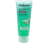 Babaria Sol After Sun Facial Gel Aloe 75 Ml Hidratante Calmante para Rostro