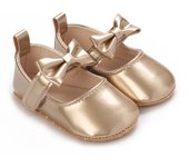 Baby Girls Shoes Bowknot Princess Dress Shoes PU Anti-slip Soft Sole Infant First Walkers Newborn Crib Baby Shoes