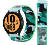 20 22mm Camouflage Nylon Loop Strap For Garmin Forerunner 55 158 965265 745 255 245/645 MUSIC Bracelet For  Amazfit GTR GTS2 3 4