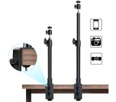 Desk Mount Stand DSLR Camera C Clamp Light Stand Photographic Light Boom Stand With Ball Head for Phone Video Ring Light Zoom