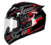 Casco integral para motorceta Ligero, helmet de motorceta de Carreras para Calle, Ligero, with visera solar tintada y visera solar plegable, adecuado para hambres y mujeres adultas