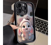 Cartoon Pink Rabbit Phone Case for Xiaomi Redmi Note 14 13 12 11 Pro Plus 5G 12S 11S 11 10S 10 Redmi 13C 14C 12C 4G Soft Cover