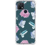 Funda Silicona Antigolpes para Oppo A15 diseño Flores 10 Dibujos